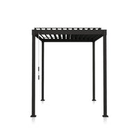 80/88 Metal Frame Pergola with Adjustable Louvered Roof