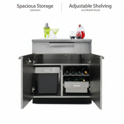 Classic Series 3PC Modular Outdoor Kitchen · 304 Stainless Steel · SS Door