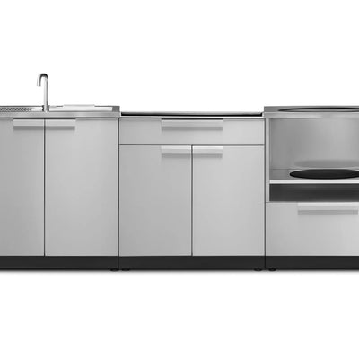 Classic Series 3PC Modular Outdoor Kitchen · 304 Stainless Steel · SS Door
